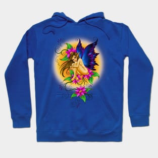 Butterfly Flower Fairy Sunshine Summer Girl Fun Hoodie